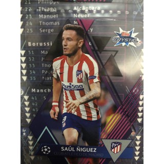 2019-20 Topps Crystal UEFA Champions League Atletico Madrid