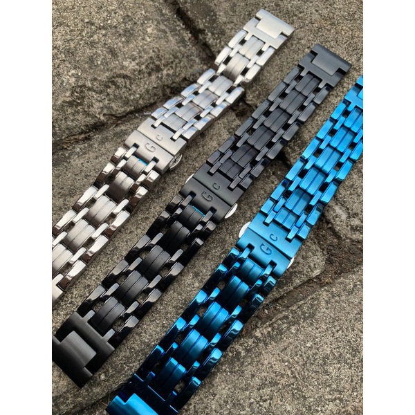 Strap สายนาฬิกา โซ่เหล็ก GC guess collection 22mm