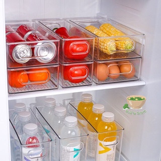 กล่องเก็บของในตู้เย็น ชั้นวางในตู้เย็น ถาดวางของในตู้เย็น กล่องจัดระเบียบ