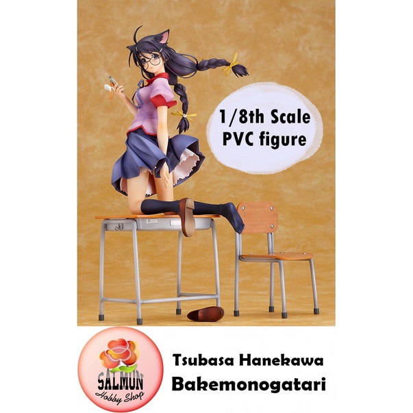 Figure ฟิกเกอร์แท้ (GSC - PVC figure1/8th Scale) Bakemonogatari - Tsubasa Hanekawa (はねかわ つばさ)