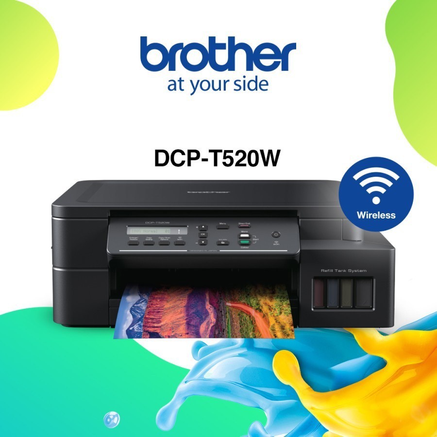 BROTHER-DCP-T520W INK TANK PRINTER 3IN1หมีกแท้/BROTHER-DCP-T420Wหมึกแท้
