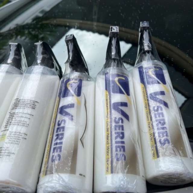V series (Premium High Gloss Nano Wax Spray) บำรุงรักษาเเละเคลือบเงารถ