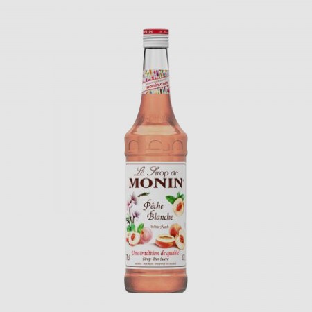 โมนิน ไซรัป White Peach (Monin Syrup White Peach) 700 ml.