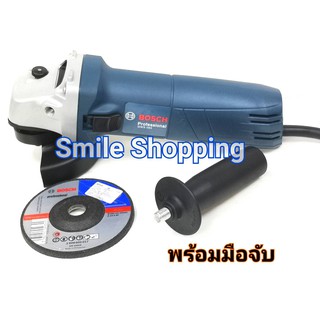 BOSCH เครื่องเจียรไฟฟ้า 4 นิ้ว รุ่น GWS 060 พร้อมมือจับ + ใบเจียร หนา 6 mm