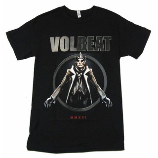 Wanyg เสื้อยืดแขนสั้น พิมพ์ลาย Volbeat King Beast Mmxvi 2016 สีดํา สไตล์คลาสสิก ของขวัญวันพ่อ สําหรับผู้ชายสามารถปรับแต่