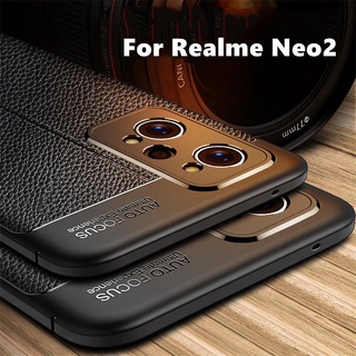 2021 เคส Realme GT NEO 2 5G RealmeGT Master Edition Case Luxury Leather Slim TPU Soft Silicone Back Cover เคสโทรศัพท์ Realme GT Neo2 5G