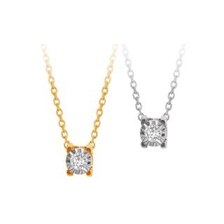 Aurora Diamond จี้เพชรเม็ดเดี่ยว พร้อมสร้อยคอ De Belle Collection