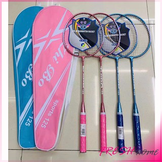 ไม้แบดมินตัน Sportsน 125 อุปกรณ์กีฬา ไม้แบตมินตัน พร้อมกระเป๋าพกพา  Badminton racket