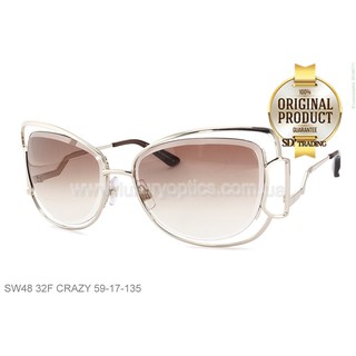 SALE!!Swarovskiแว่นตากันแดดแบรนด์เนมแท้นำเข้าจากอิตาลี่รุ่นCRAZY-SW48-32F(มีประกัน1ปี)ต่อลองราคาได้ที่inbox