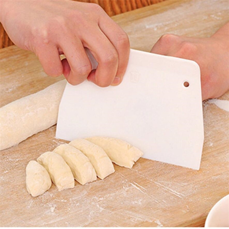 Flexi Dough Scraper Pastry Cutter Bench Board เครื่องมืออบ