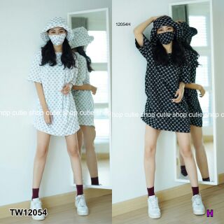 Set 3 ชิ้น Dress oversize เดรสคอกลมแขนสั้น มา