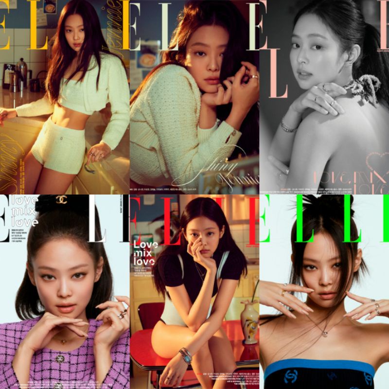 😍พร้อมส่งจ้า😍 นิตยสาร​ ELLE Korea (2022.02)​ ปก​ เจนนี่​ #Jennie​ (BLACKPINK)​ มี​ 🎁 ทุกออเดอร์จ้า