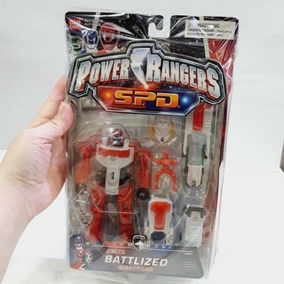 BANDAI Power Ranger SPD Battlized Megazord ของแท้ ฟิกเกอร์ JAPAN