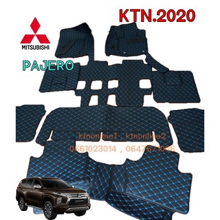 พรมรถยนต์ 6D MITSUBISHI PAJERO 2016-2020 พรมปูพื้นรถยนต์