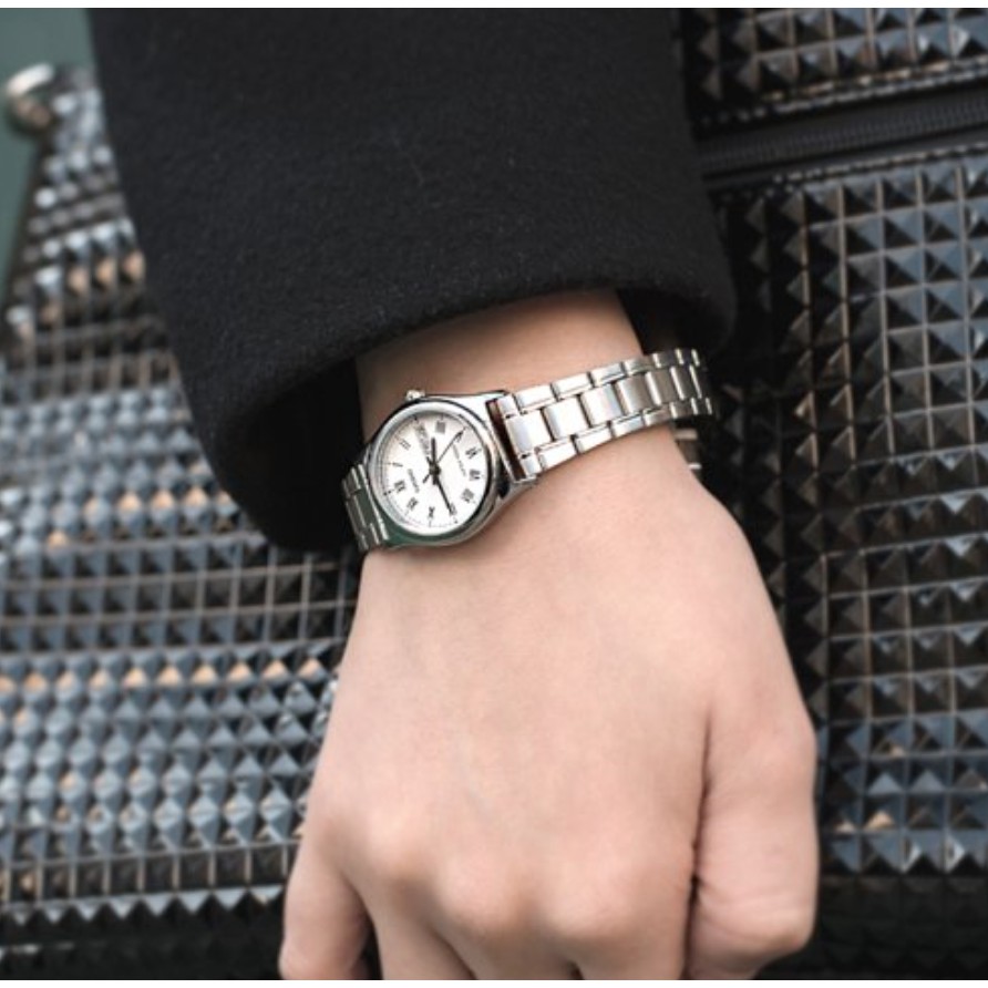 casio ของแท้ประกันศูนย์ นาฬิกาคาสิโอ ผู้หญิง รุ่น LTP-V006D LTP-V006G / SMILEYTIME ขายแต่ของแท้ ประกันศูนย์cmg/c-thong