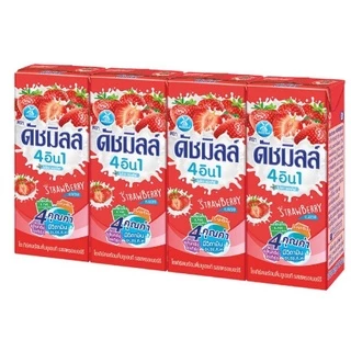 ดัชมิลล์ นมเปรี้ยว 180มล.แพค4 (เลือกรสได้)