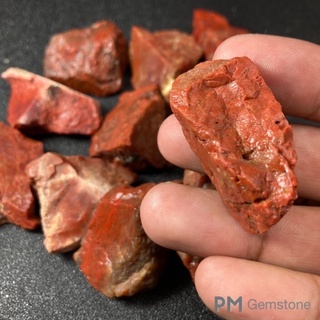 RD05 เรดแจสเปอร์ ( Red Jasper ) ของแท้ หินธรรมชาติ หินสี พลอยดิบ หินแร่ ของสะสม หินมงคล หินนำโชค หินเสริมดวง