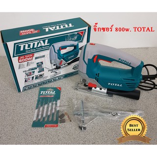 เลื่อยจิ๊กซอร์ 800w. วัตต์เต็ม Total