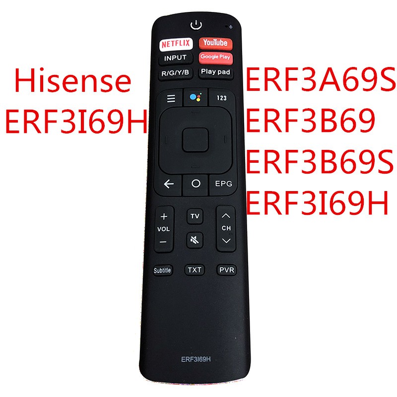 Hisense ใหม่สําหรับ ERF3I69H เสียงรีโมทคอนโทรลสําหรับ Hisense TV ERF3A69S ERF3B69 ERF3B69S ERF3I69H 
