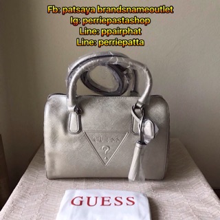 GUESS ทรง speedy ของแท้มือหนึ่ง💯💯💯 ของใหม่มีถุงผ้า หนัง Saffiano สวยหรู สายยาวปรับถอดได้