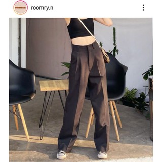 กางเกง จากร้าน roomry.n รุ่น milli สีดำ size M