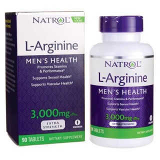 พร้อมส่ง_Natrol,L-Arginine, Mens Health, 90 Tabletsช่วยเสริมสมรรถภาพทางเพศ