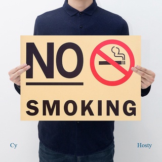 โปสเตอร์สติกเกอร์ ลาย No Smoking Commonweal สไตล์วินเทจ สําหรับตกแต่งผนังบ้าน