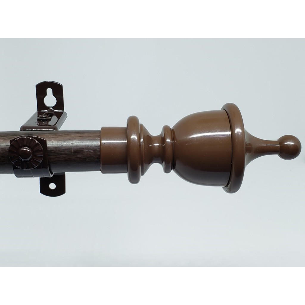 รางผ้าม่าน  สีโอ้คเข