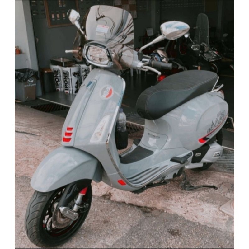 ☆????????ชิวหน้าเวสป้า จัดหนักแถมจุกลมยางSetใหญ่ ชิวกันลม Vespa ทุกรุ่น  ทรงศูนย์ (New Vespa Windshield) บังลมหน้า วินชิวหน้า - 35Iu3I4O5 - Thaipick