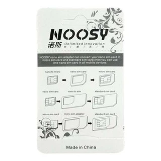 Noosy Nano Sim Adapter ชุดแปลงนาโนซิมการ์ด + เข็มเปิดถาดซิม