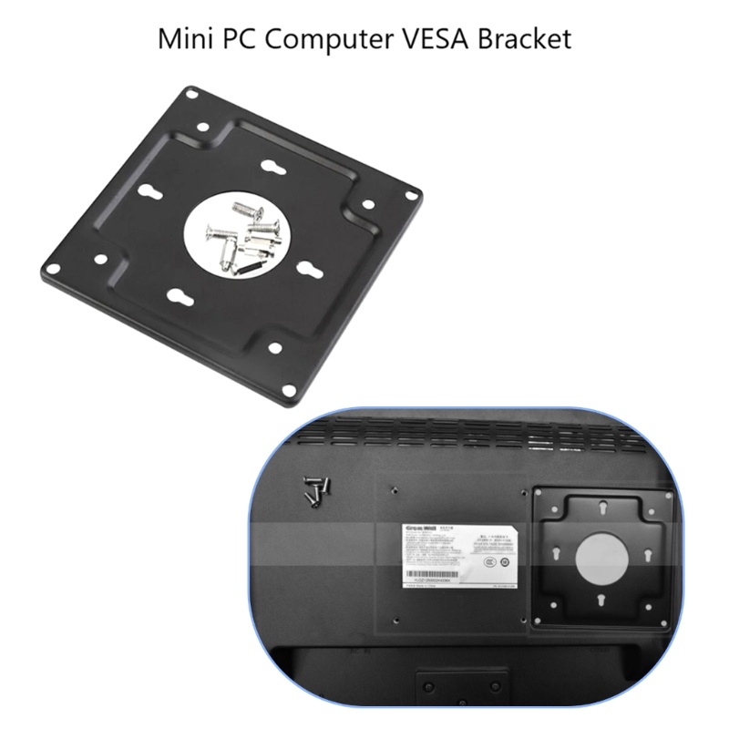YXA VESA Mount สําหรับ Mini PC I3 4010U แขวนวงเล็บ VESA วงเล็บติดตั้งกลับ Monitor Mini-Host ติดตั้งพ