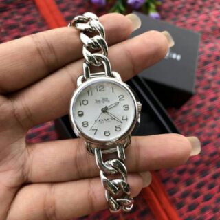 Coach watch ของแท้ หน้าปัด 28mm สายปรับถอดได้