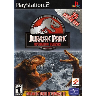 Jurassic Park: Operation Genesis แผ่นเกมส์ ps2