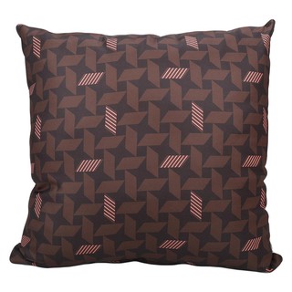 หมอนอิง H&amp;L STYLE GIA 18X18 นิ้ว สีน้ำตาล หมอนอิงและเบาะ CUSHION H&amp;L STYLE GIA 18X18" BROWN