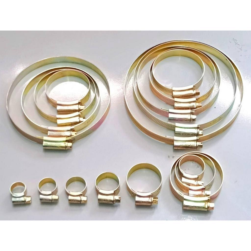 แหวนรัดท่อ รัดสายยาง เข็มขัดรัดสาย แคล้มรัด ORBIT ของแท้ รุ่นใช้ไขควง ชุบรุ้งกันสนิม