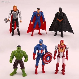 Figure ของสะสม โมเดลตัวการ์ตูน▪Avengers Weiman Superhero Superman Beauty Team Iron Man Hulk Batman ของเล่นฟิกเกอร์