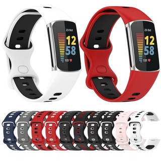 สายนาฬิกาข้อมือซิลิโคน แบบเปลี่ยน สําหรับ Fitbit Charge 5 Fitbit Charge 5 Smart Watch Charge 5 Band