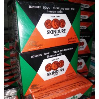 แพ็ค6ก้อน สบู่สกินเดียว 60กรัม skindure soap