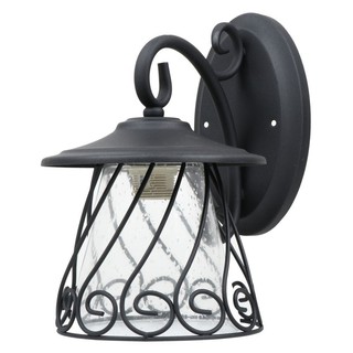 Outdoor branch lights OUTDOOR WALL SCONCE CST 2043/1W METAL/GLASS CLASSIC BLACK External lamp Light bulb ไฟกิ่งภายนอก ไฟ