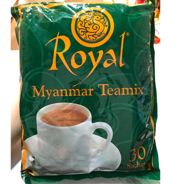 ชาพม่า Royal Myanmar Teamix (ชานมพม่า) 1 ห่อมี 30 ซอง