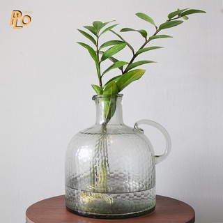 Philos, Jug Glass Clear : PF4-VA161102 | แจกันแก้วมีหูใส่ดอกไม้ สำหรับตกแตงบ้าน