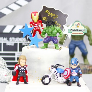 โมเดลตกแต่งเค้ก SuperHero Avenger