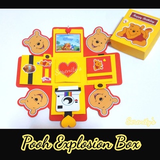 🎉🎁 Pooh Explosion Box กล่องระเบิด หมีพูห์ กล่องของขวัญ ลูกเล่นเยอะ  🎁