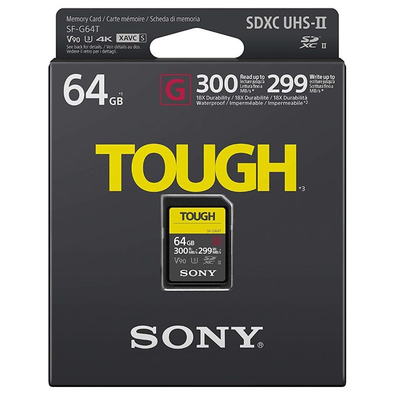 Sony 64GB SDXC UHS-II G-Series 300MB/s TOUGH