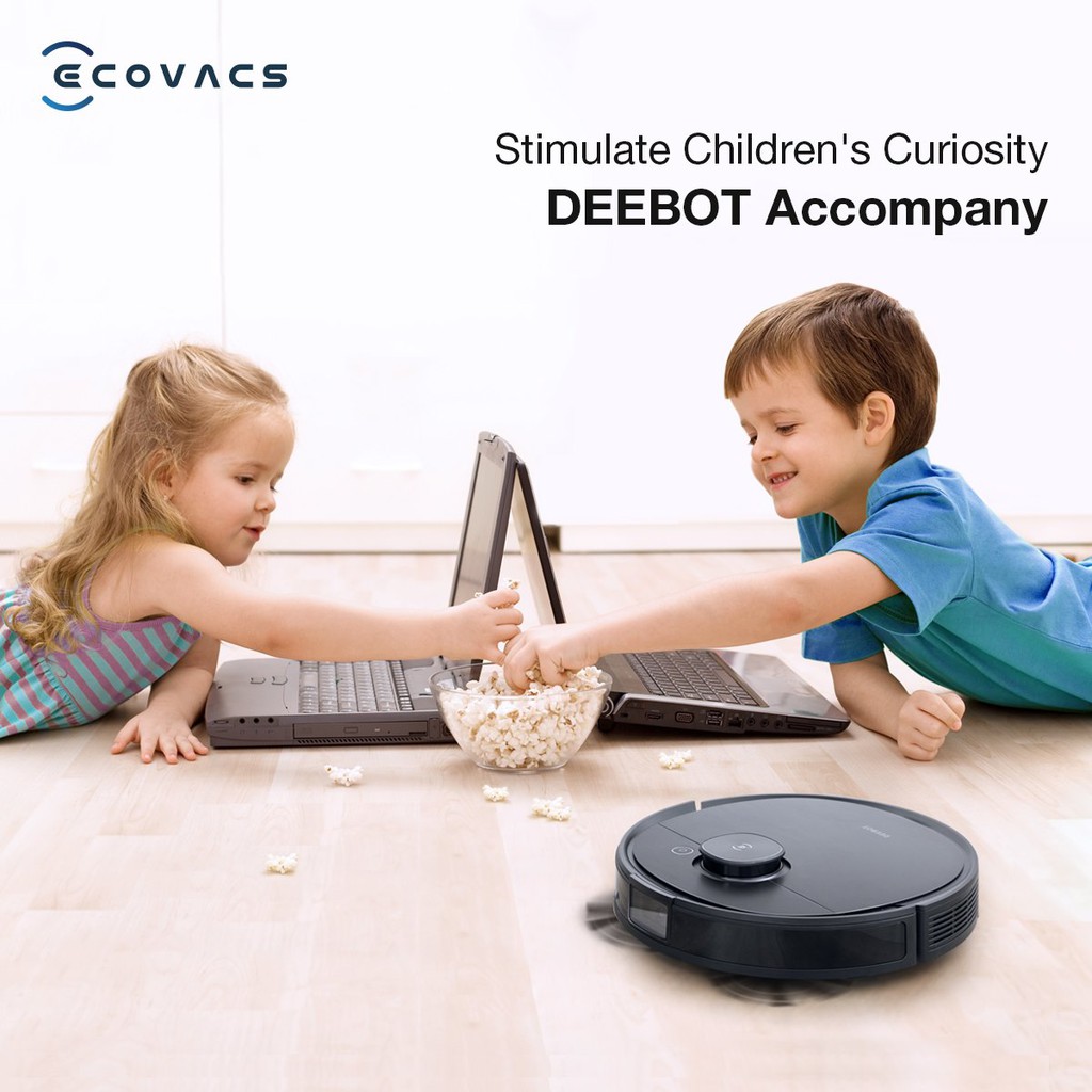Ecovacs Deebot Ozmo 920 เครื่องดูดฝุ่นหุ่นยนต์ - ไม้ถูพื้น รุ่นสากล