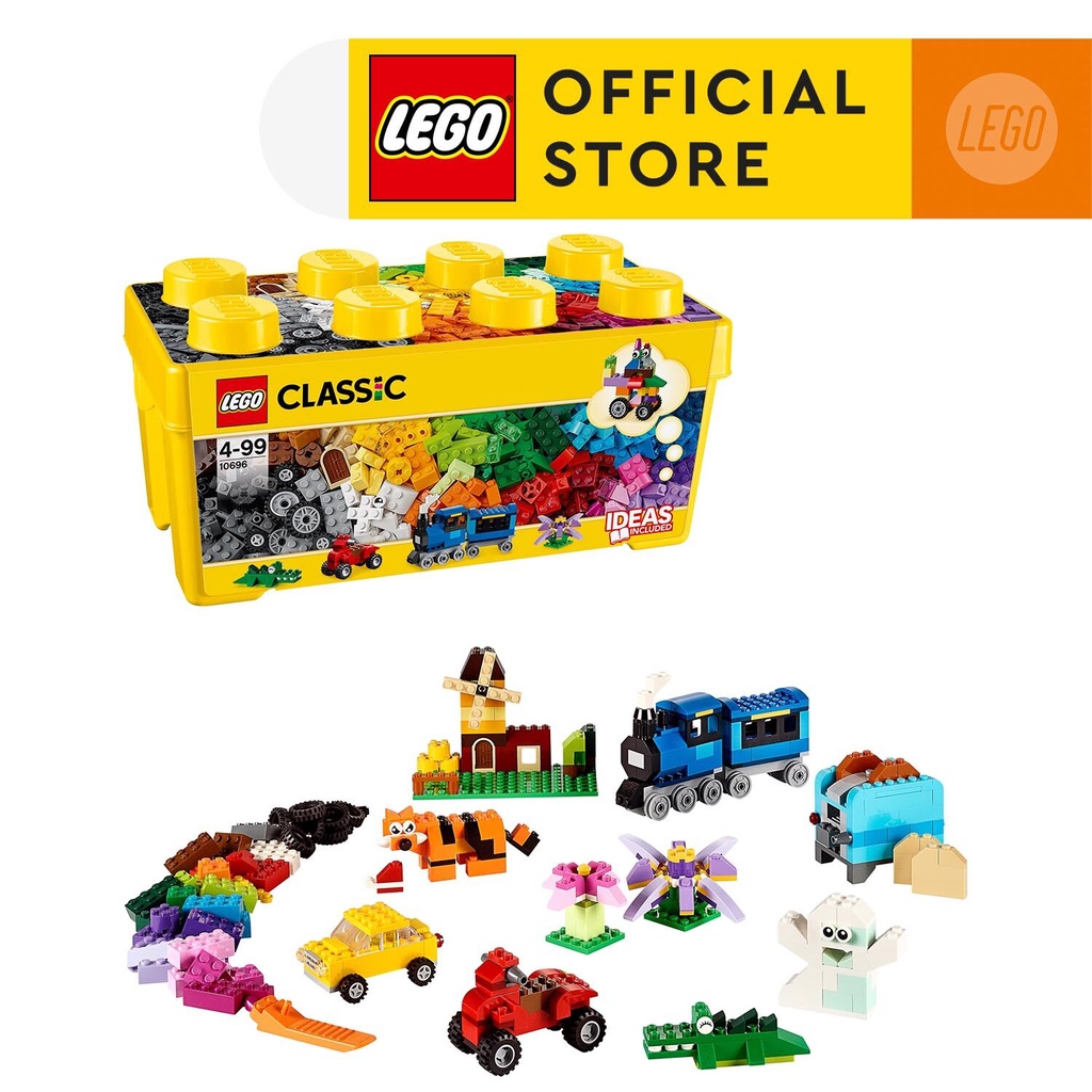 LEGO® Classic 10696 Medium Creative Brick Box (484 Pieces) Building Blocks Creative Kids Construction Toys