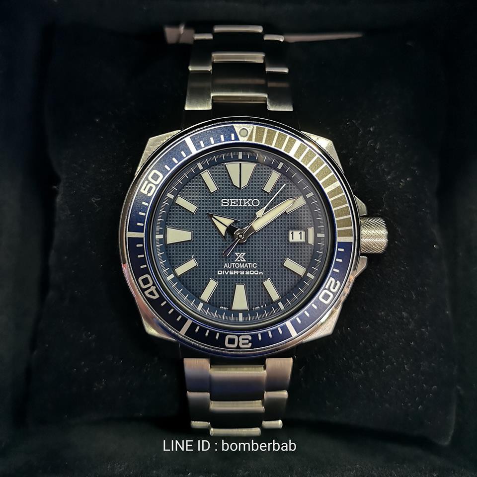 seiko blue samurai srpb49 k
