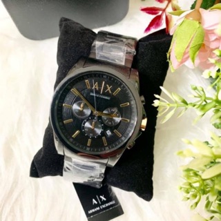 (ผ่อน0%) นาฬิกาชาย 🌷ARMANI EXCHANGE🌷Active Chronograph Mens Watch☘️AX2094 สีดำ