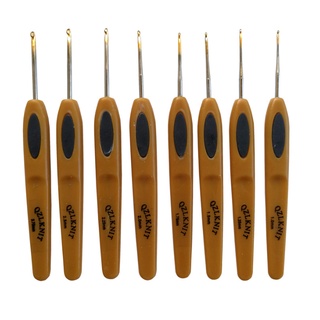 (พร้อมส่ง)เข็มถักโครเชต์ด้ามพลาสติก 8 ขนาด มีเก็บปลายทาง