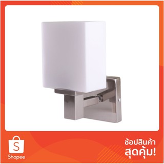 ไฟกิ่งภายใน ไฟกิ่งใน CARINI W-592/1 SN MODERN 1หัว แก้ว สีขาว โคมไฟภายใน โคมไฟและหลอดไฟ WALL BRACKET CARINI W-592/1 SN M